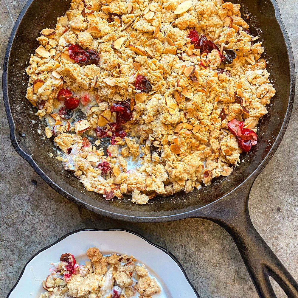 Apple Cranberry Crumble