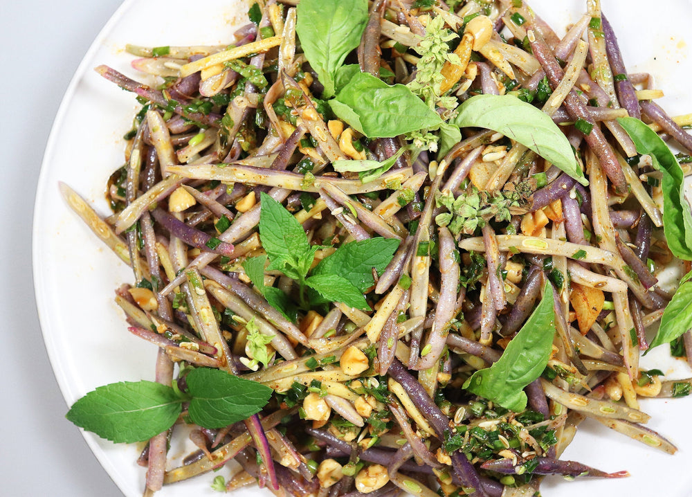 Purple Bean Salad