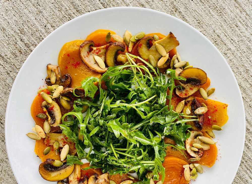 Beet Mushroom Salad