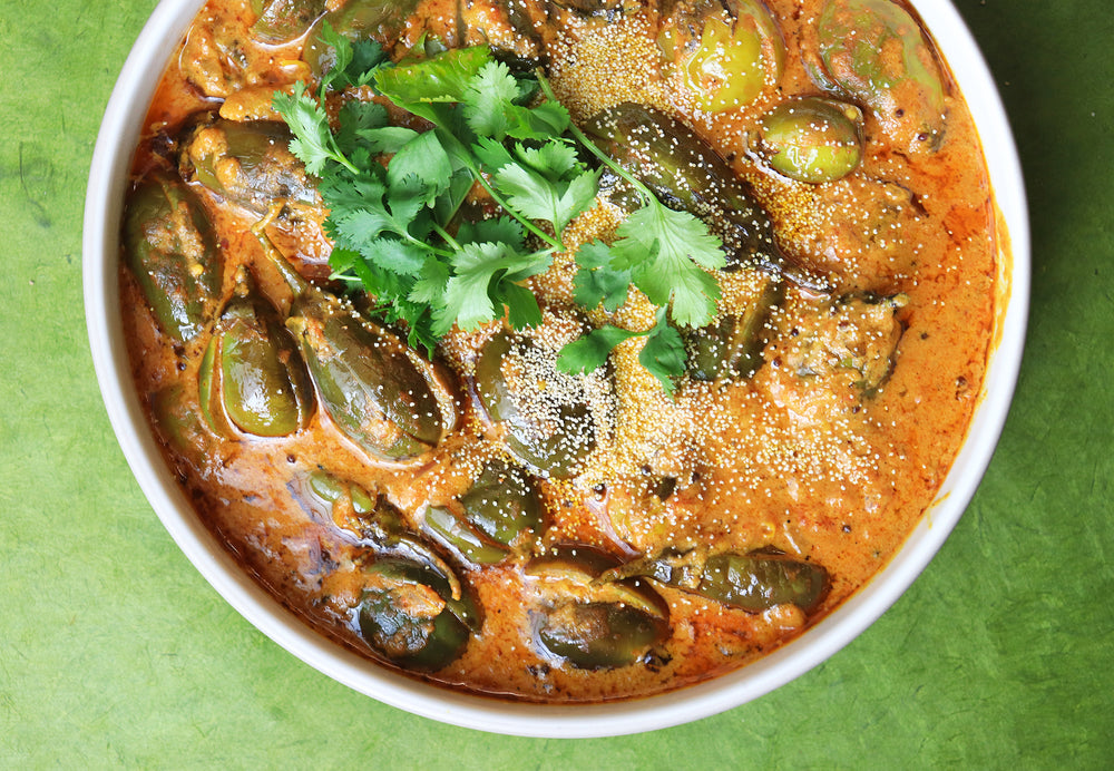 Bengali Baby Eggplant Curry