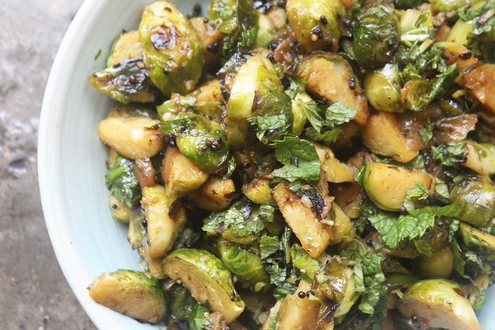 Braised Brussels Sprouts