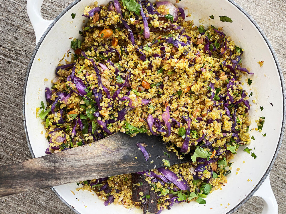 Quinoa Cabbage Pilaf