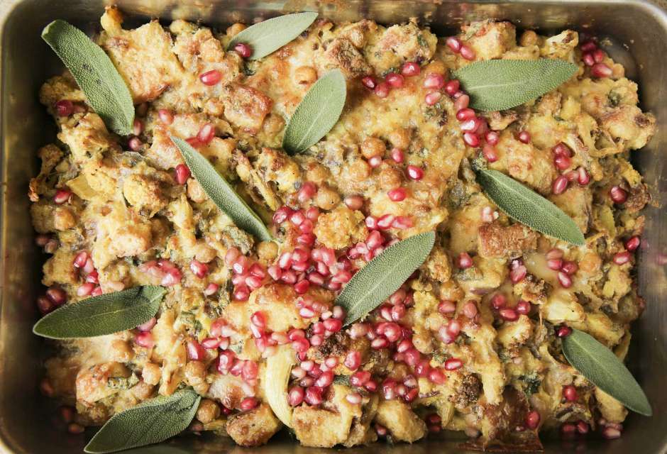 Cauliflower Bread Pudding