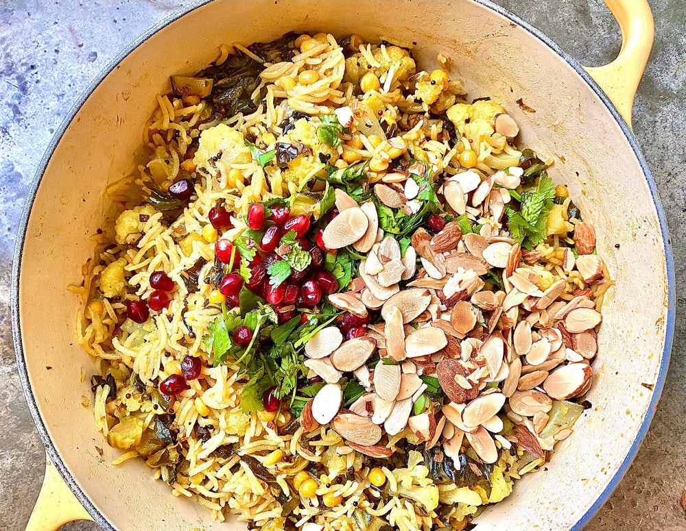 Cauliflower Lentil Pilaf