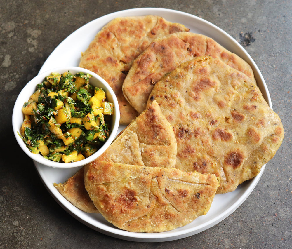Cauliflower Paneer Paratha