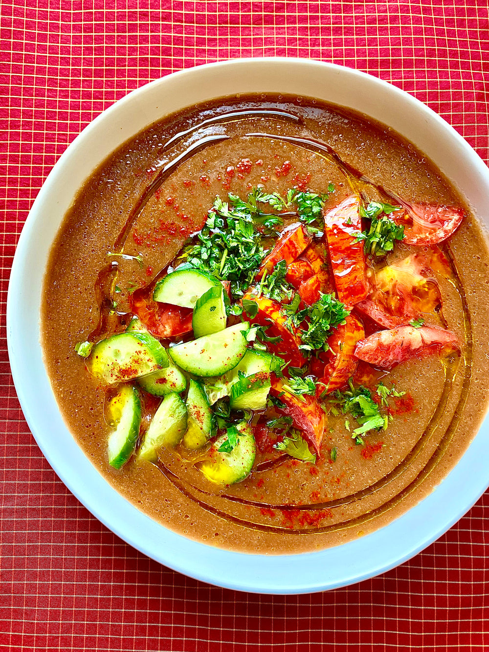 Chilled Heirloom Tomato Soup
