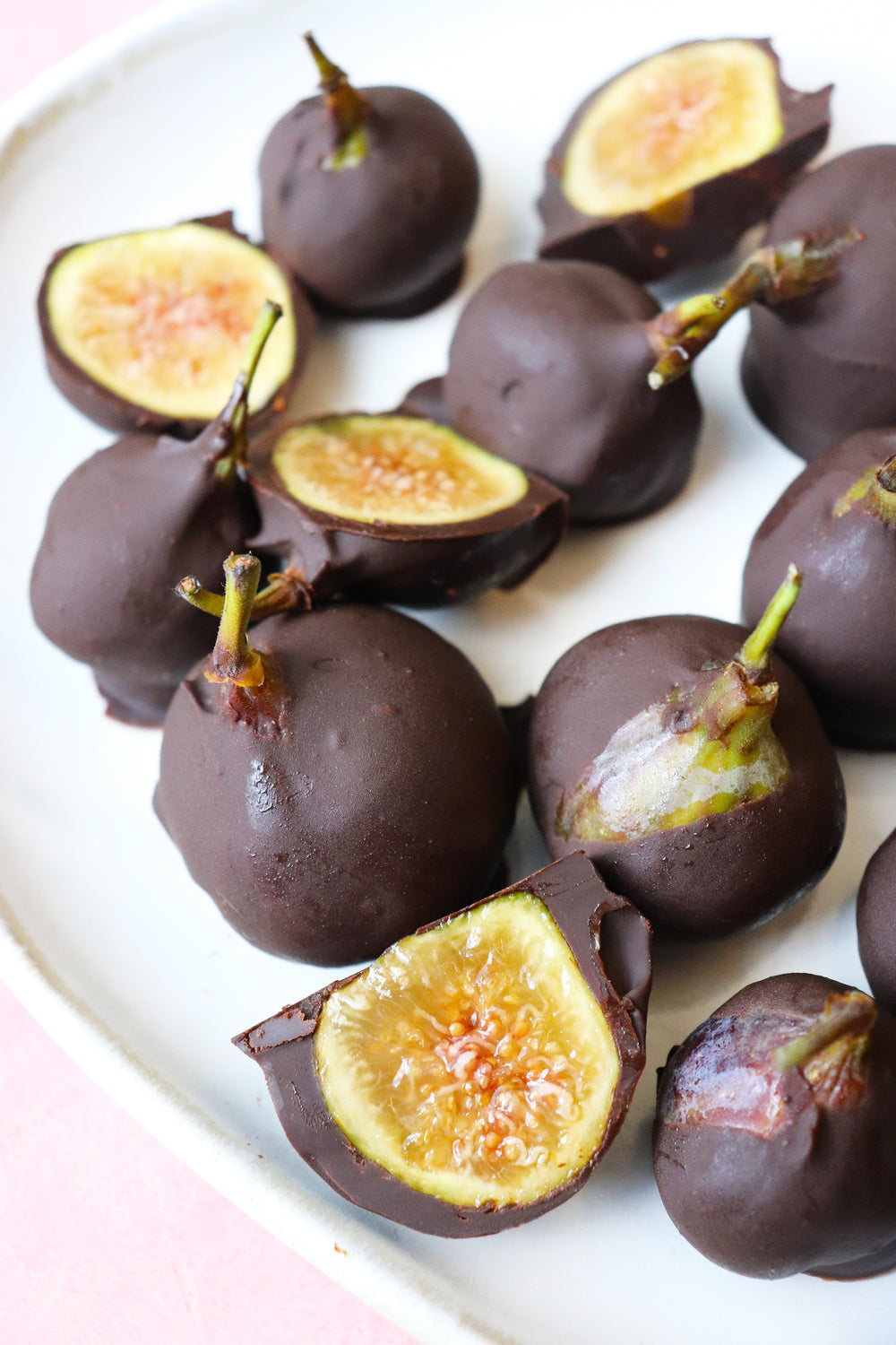 Chocolate Dipped Figs