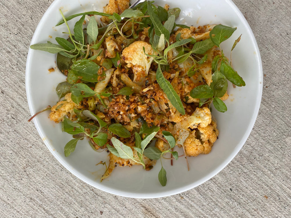Coconut Masala Cauliflower