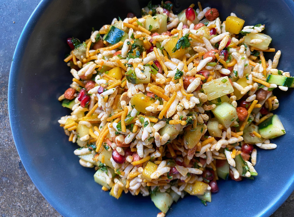 Cucumber Bhel Poori