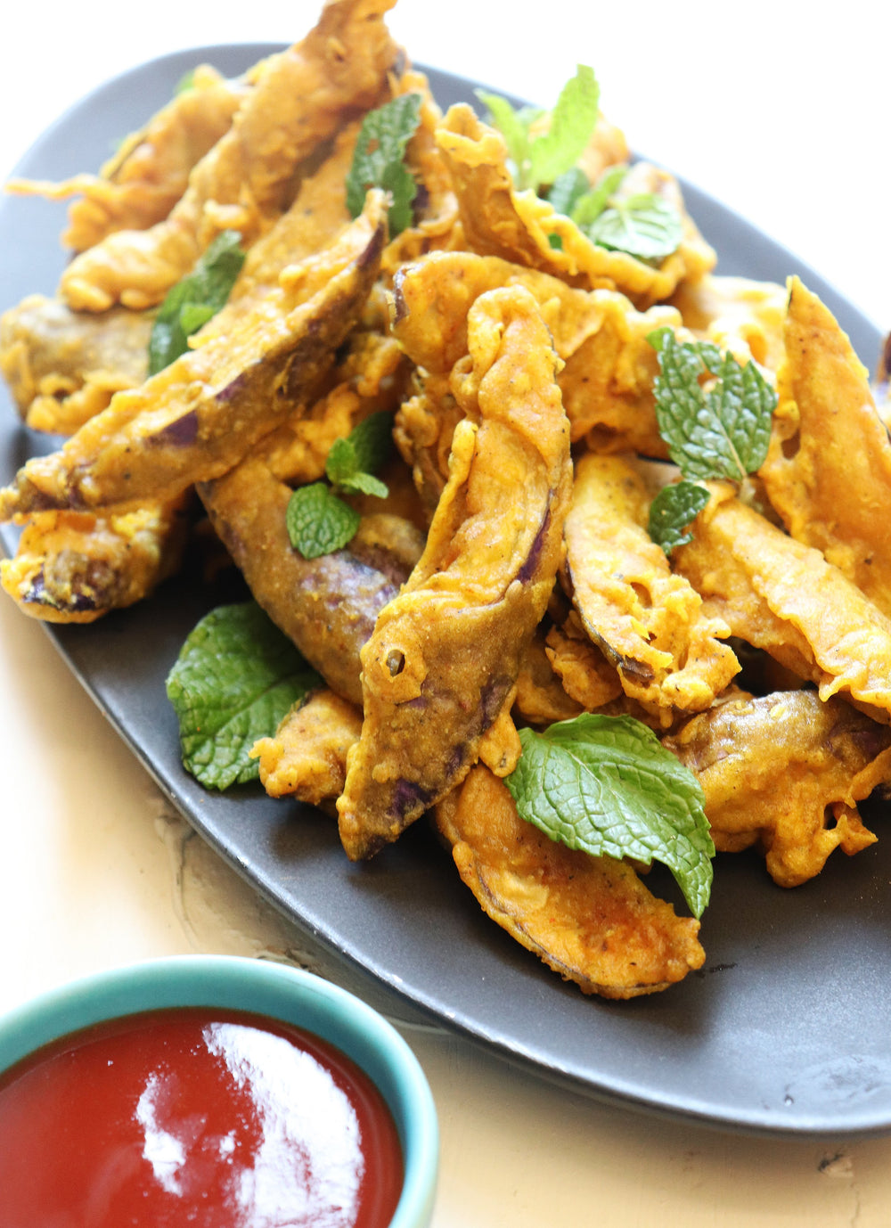 Eggplant Pakoras