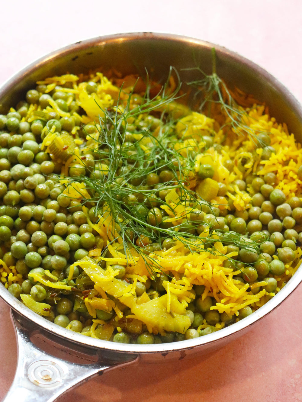 Fennel Pea Pilaf