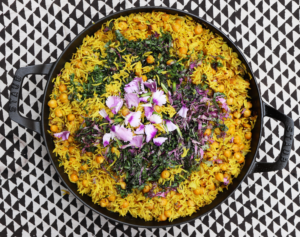 Garbanzo Kale Pilaf
