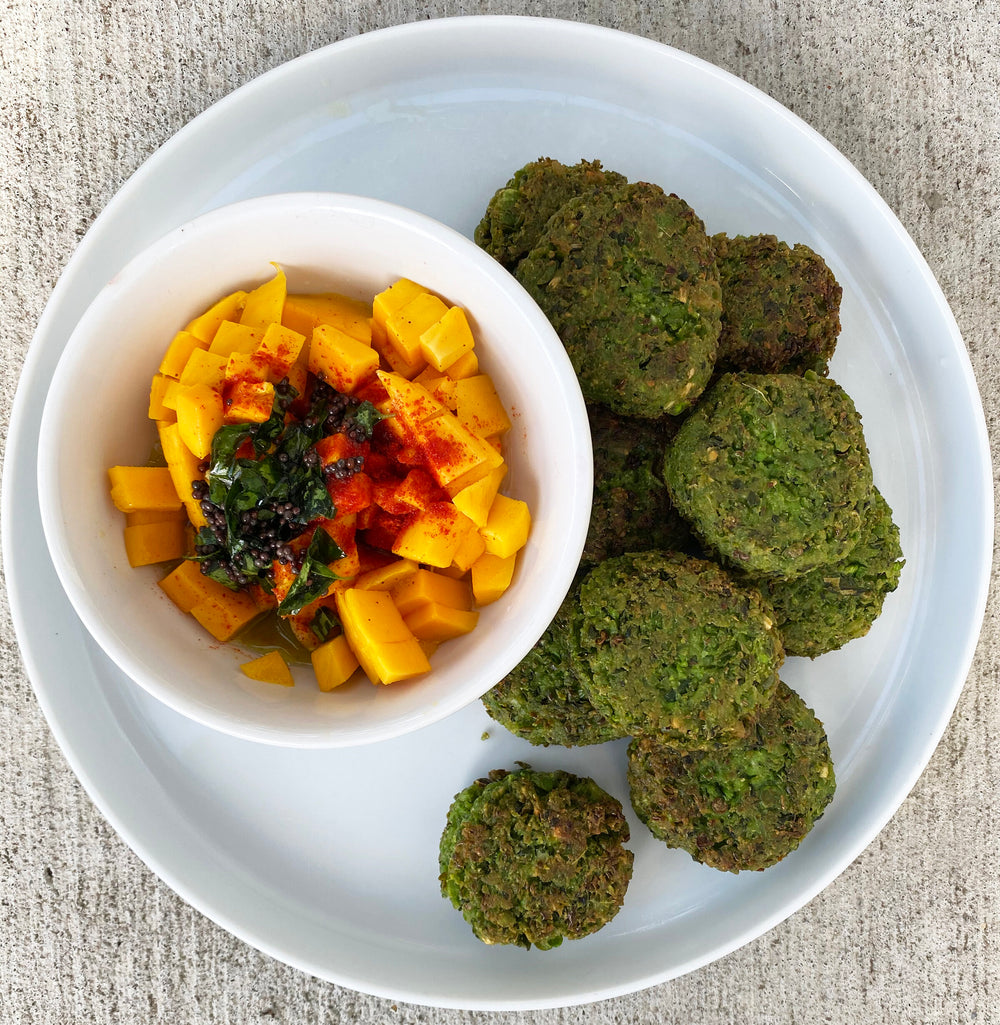Green Pea Lentil Cutlets
