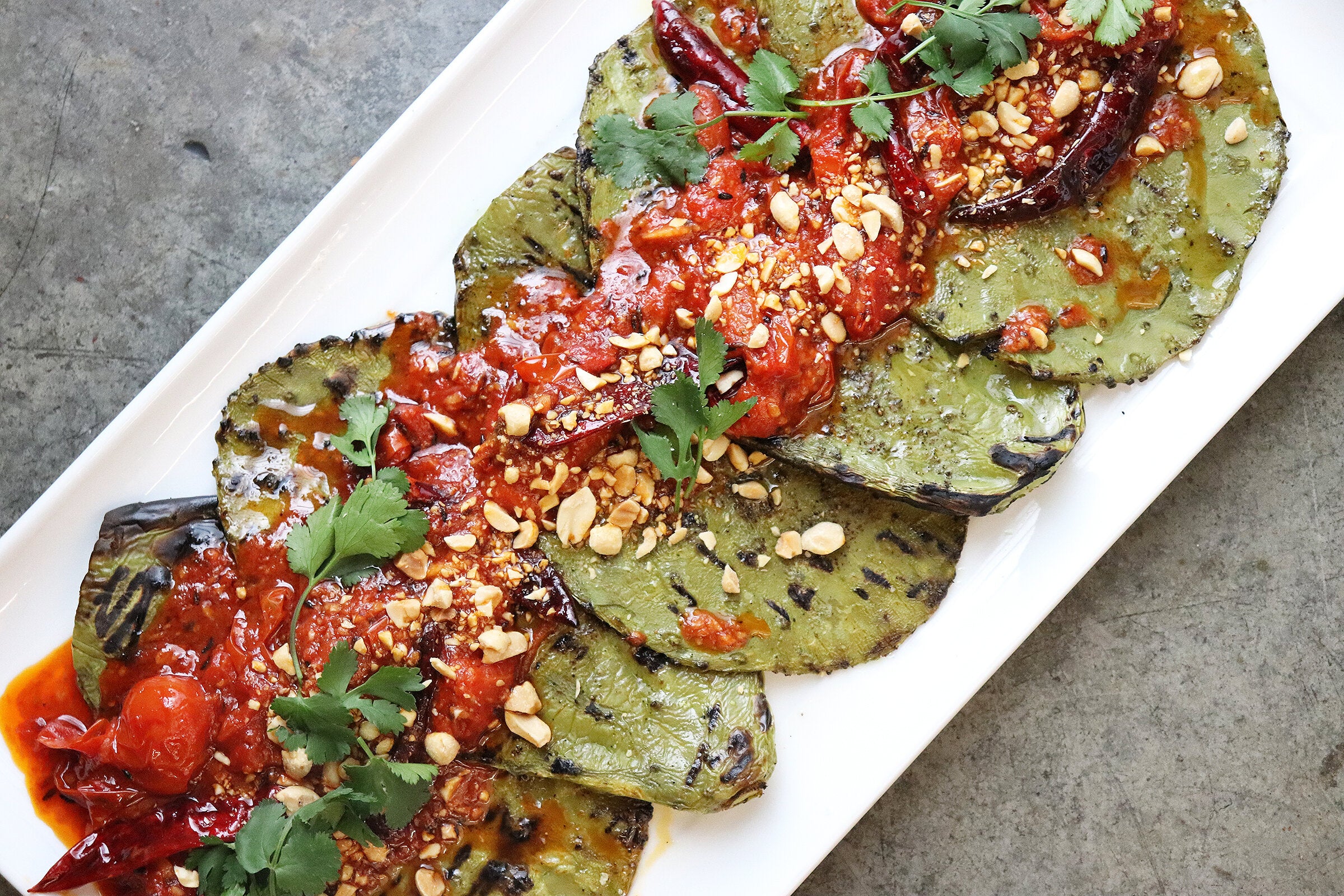 Grilled Nopales (Cactus Leaves) Recipe