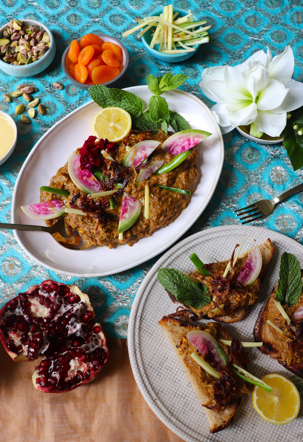 Haleem on Toast