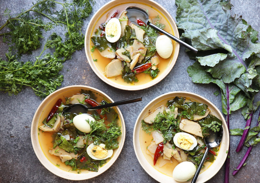 Kashmiri Kohlrabi Soup
