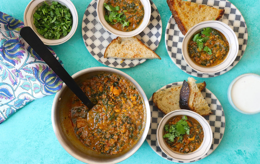 Keema with Spinach