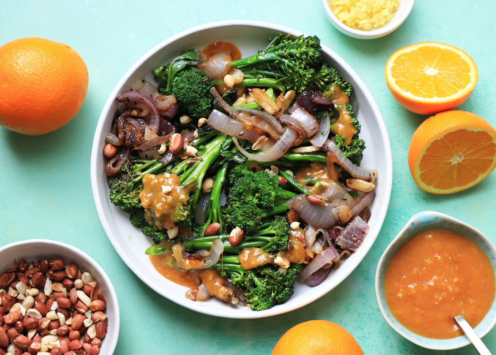 Broccolini with Orange & Sesame
