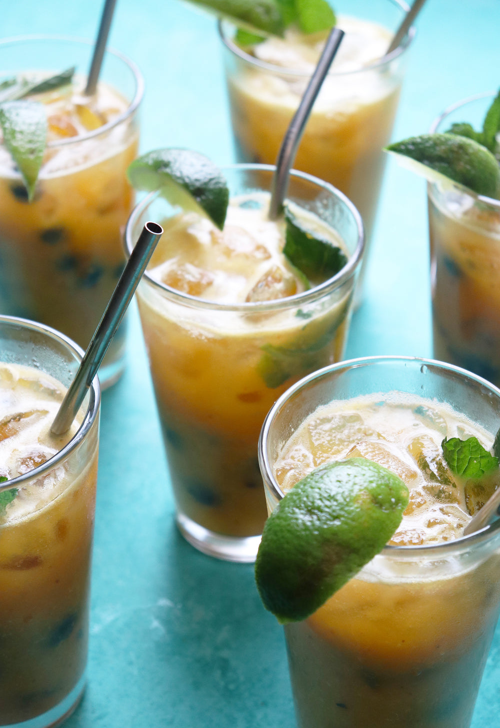 Peach Blueberry Lemonade