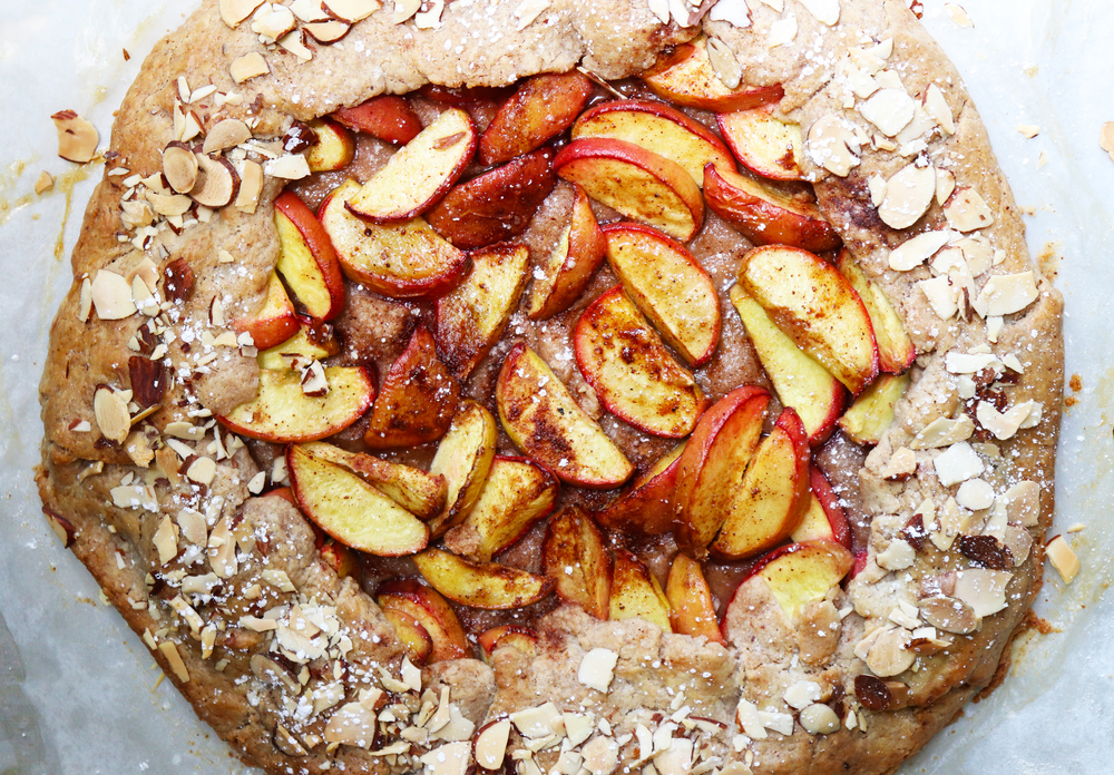 Peach Almond Galette