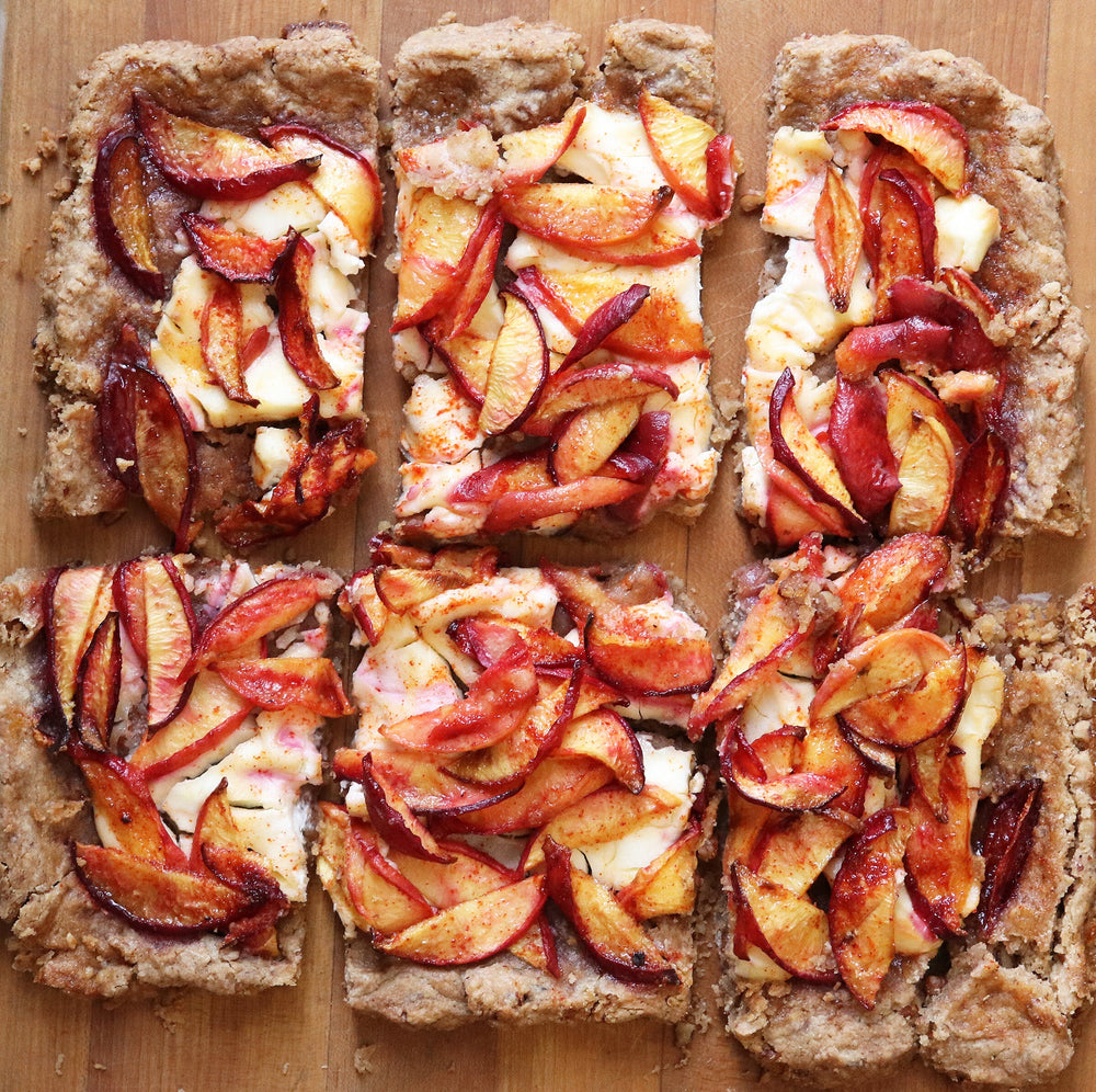 Peach Pecan Galette