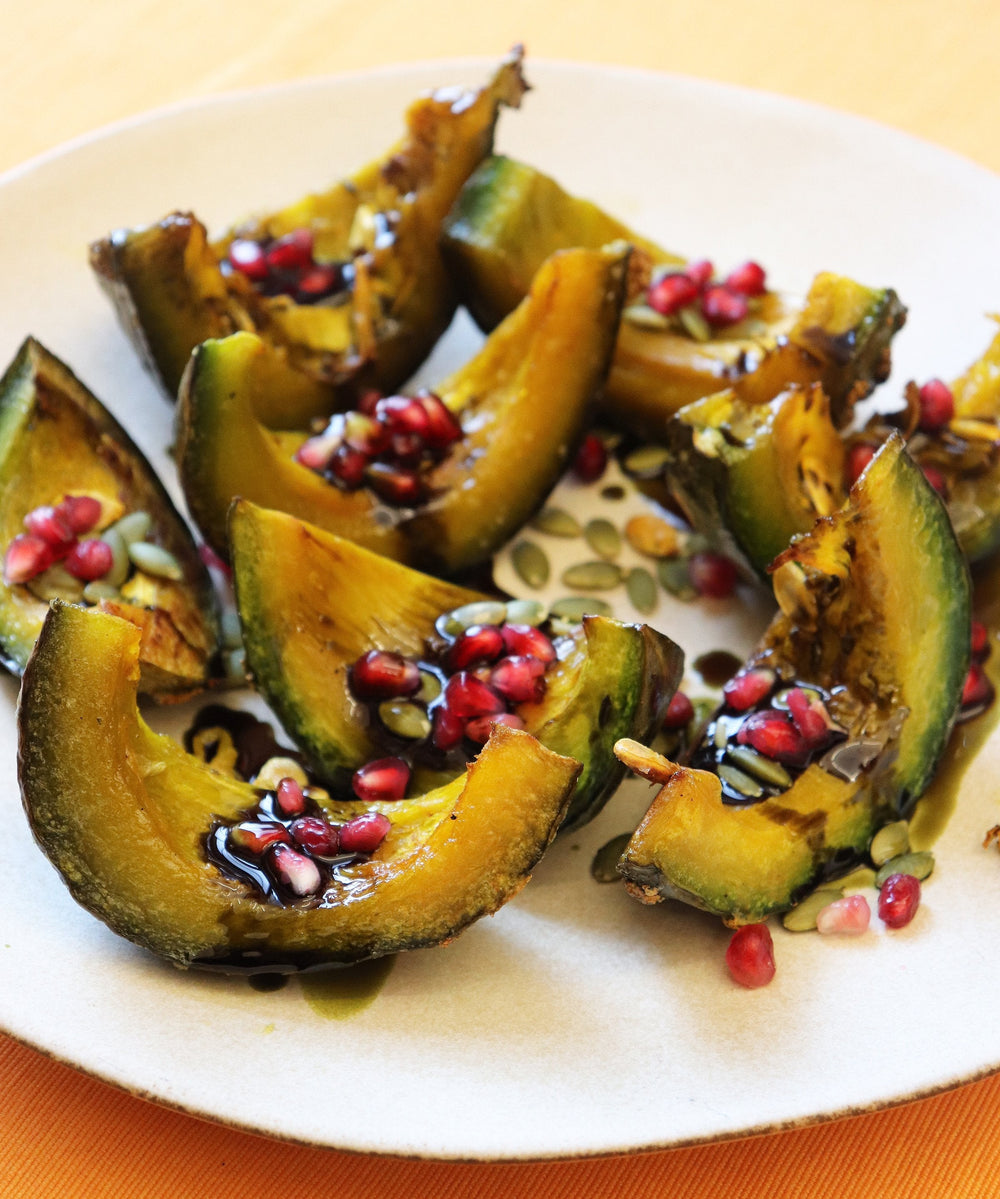Roasted Squash with Austrian Pumpkin Seed Oil