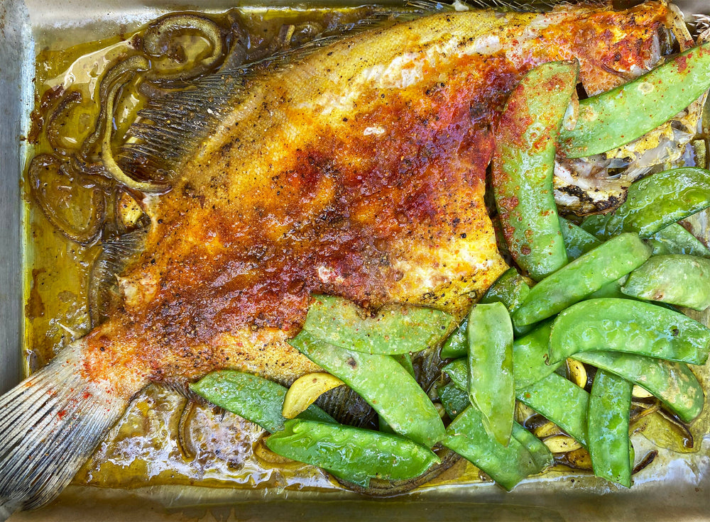 Roasted Flounder
