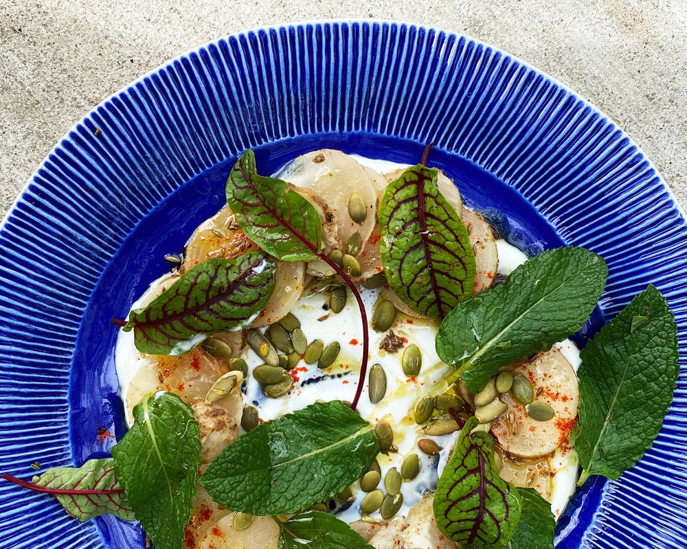 Roasted Turnip Salad