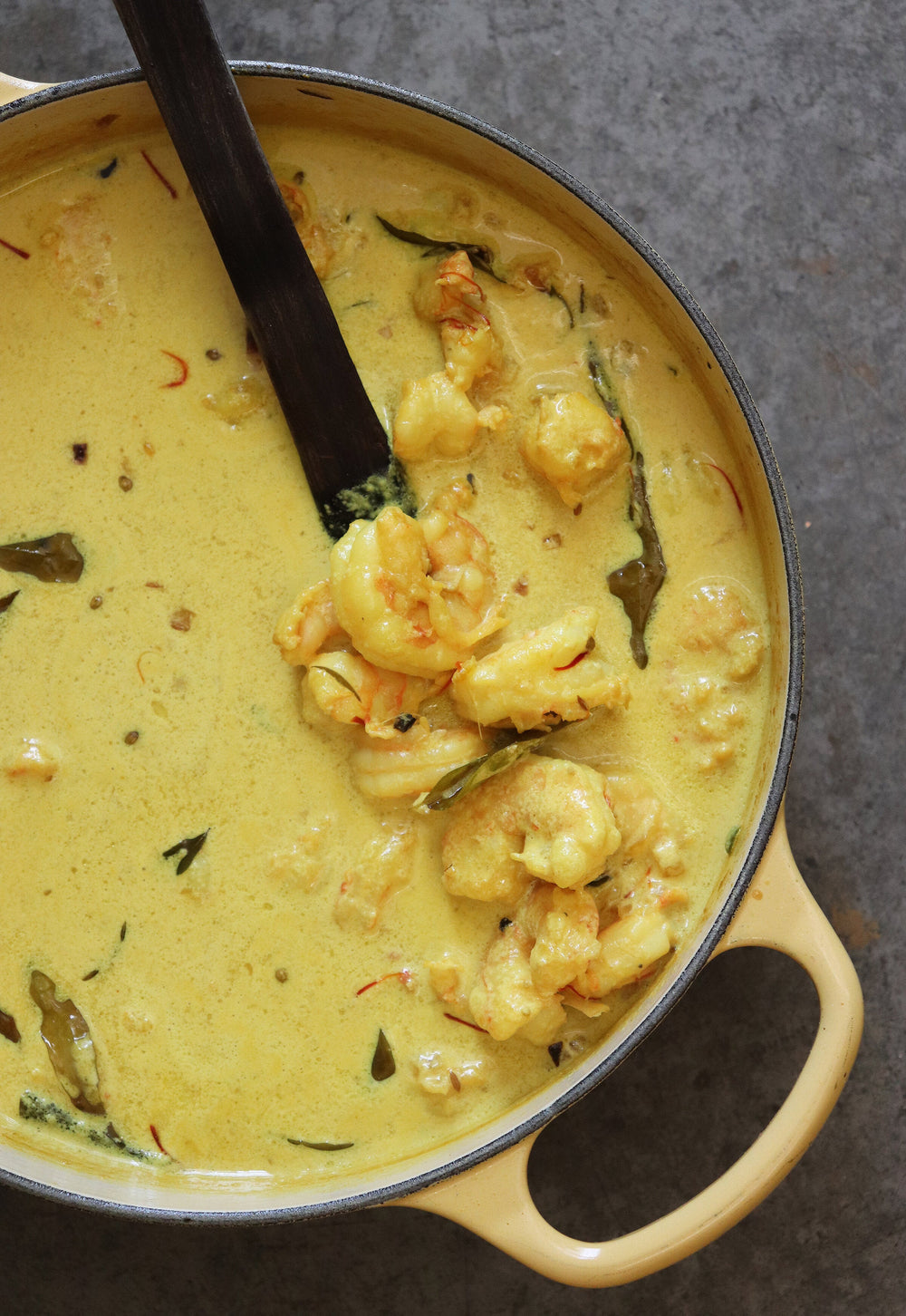 Saffron Shrimp Curry