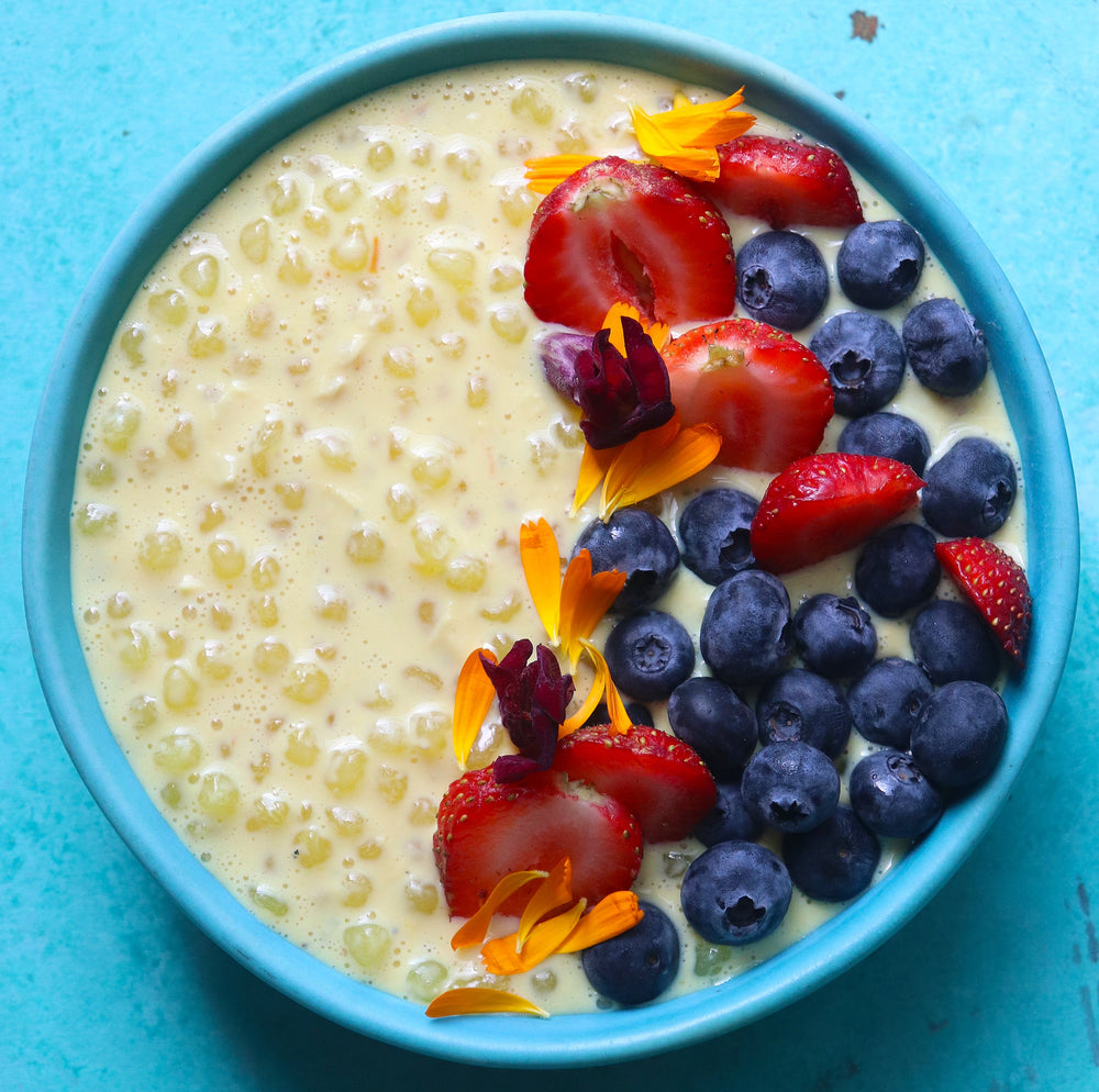 Saffron Tapioca Pudding