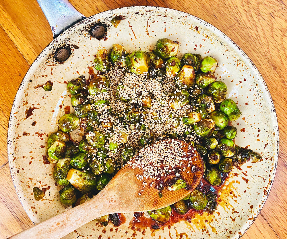 Sesame Brussel Sprouts