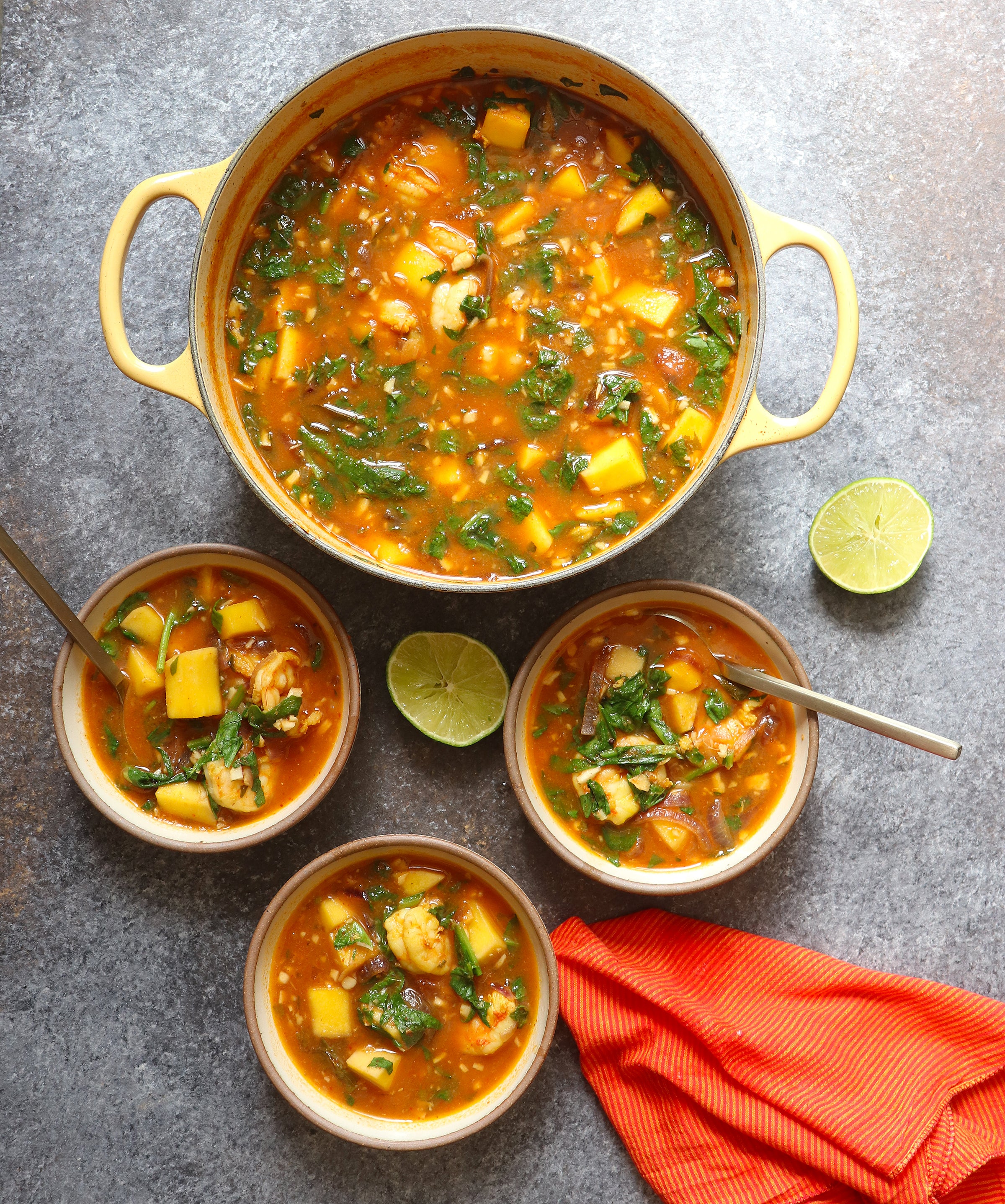 20 Minute Peanut Noodle Soup with Lime Mango. - Half Baked Harvest