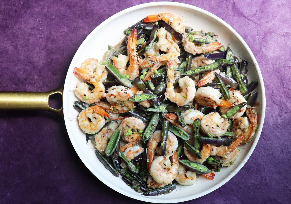 Shrimp Snap Pea Stir Fry