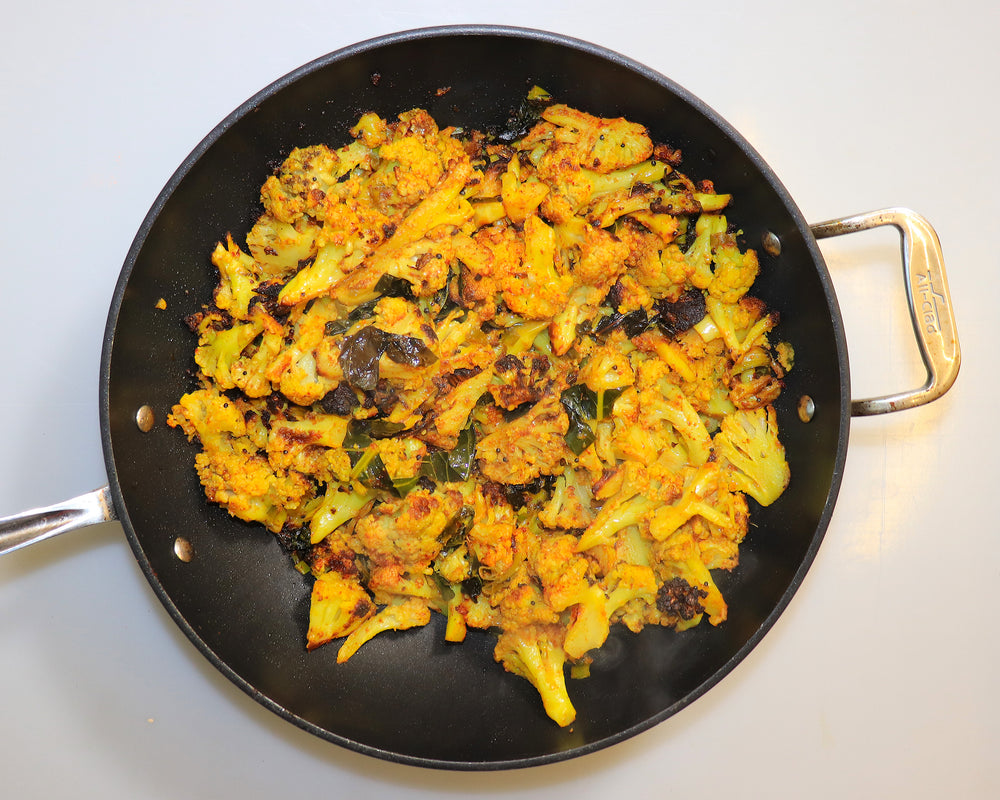 Simple Cauliflower Sabzi