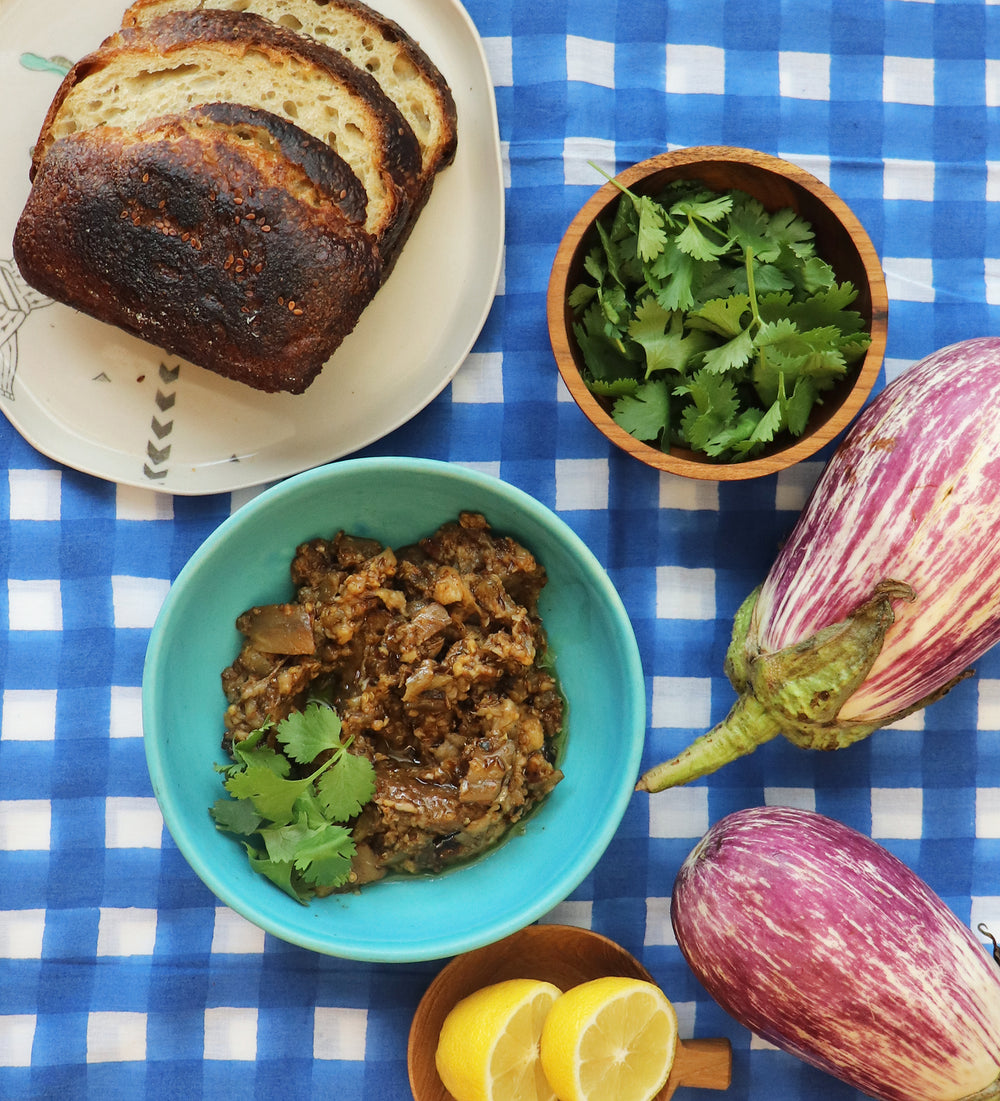 Simple Smoked Eggplant