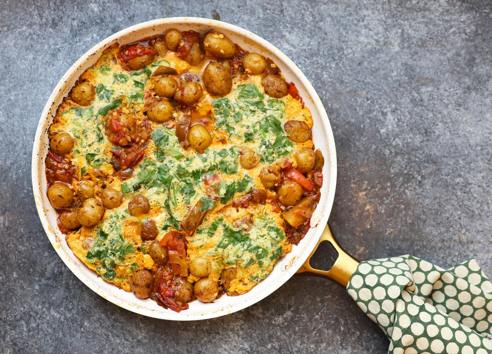 Skillet New Potatoes & Eggs