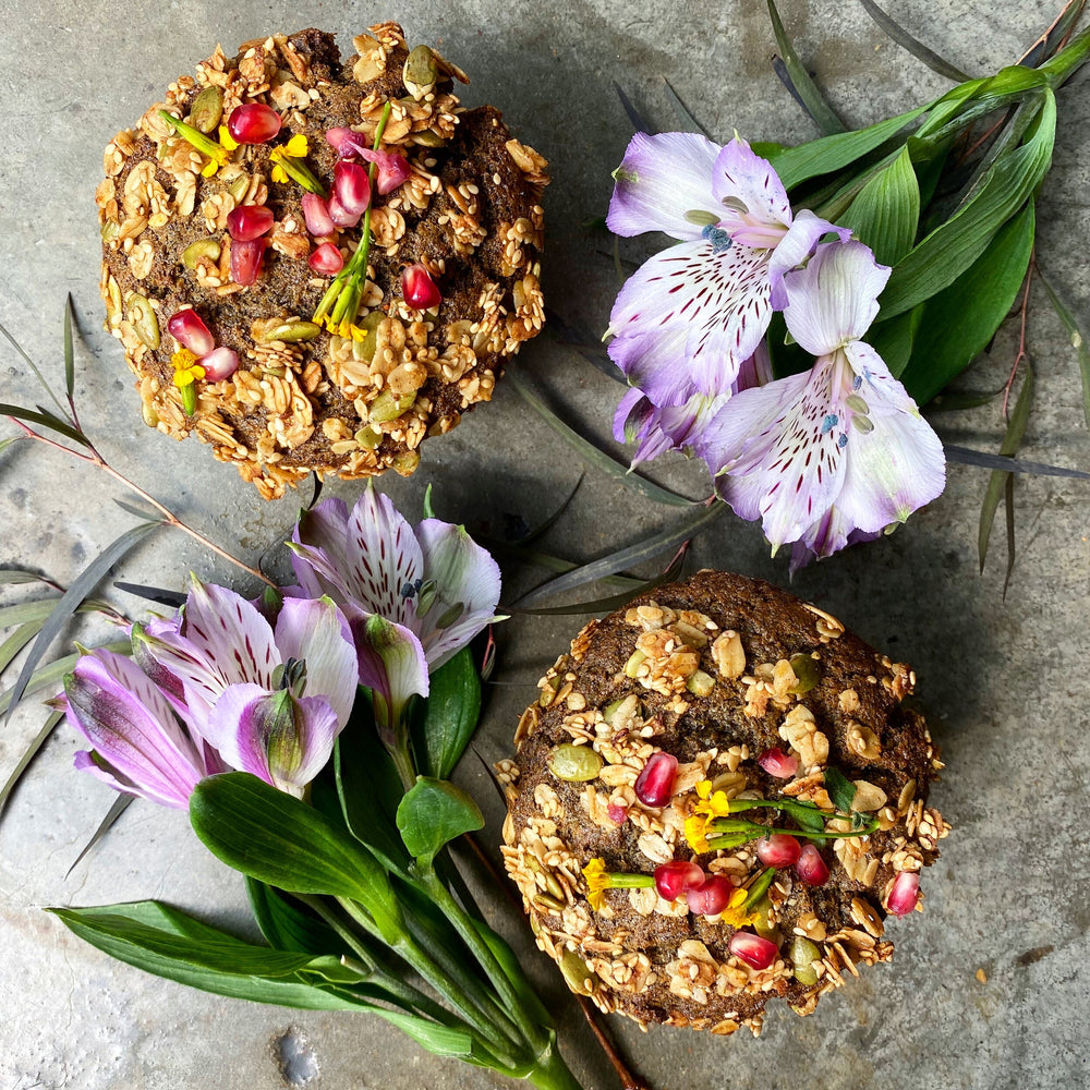 Pumpkin Spiced Muffin & Seed Crumble