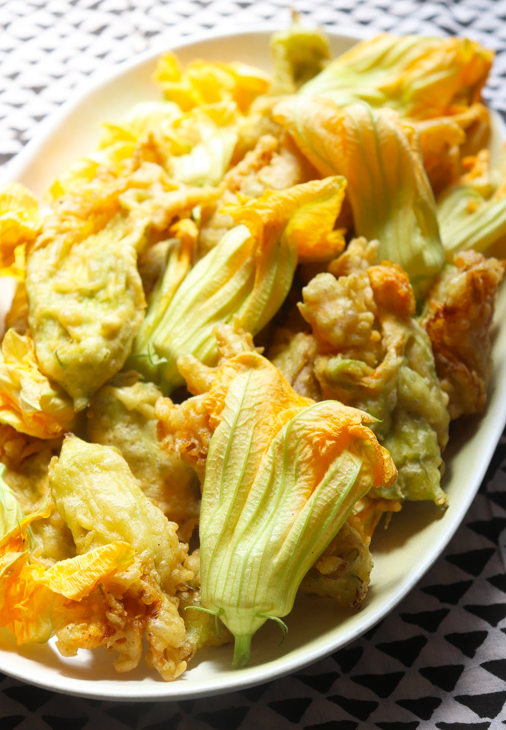 Squash Blossom Pakoras