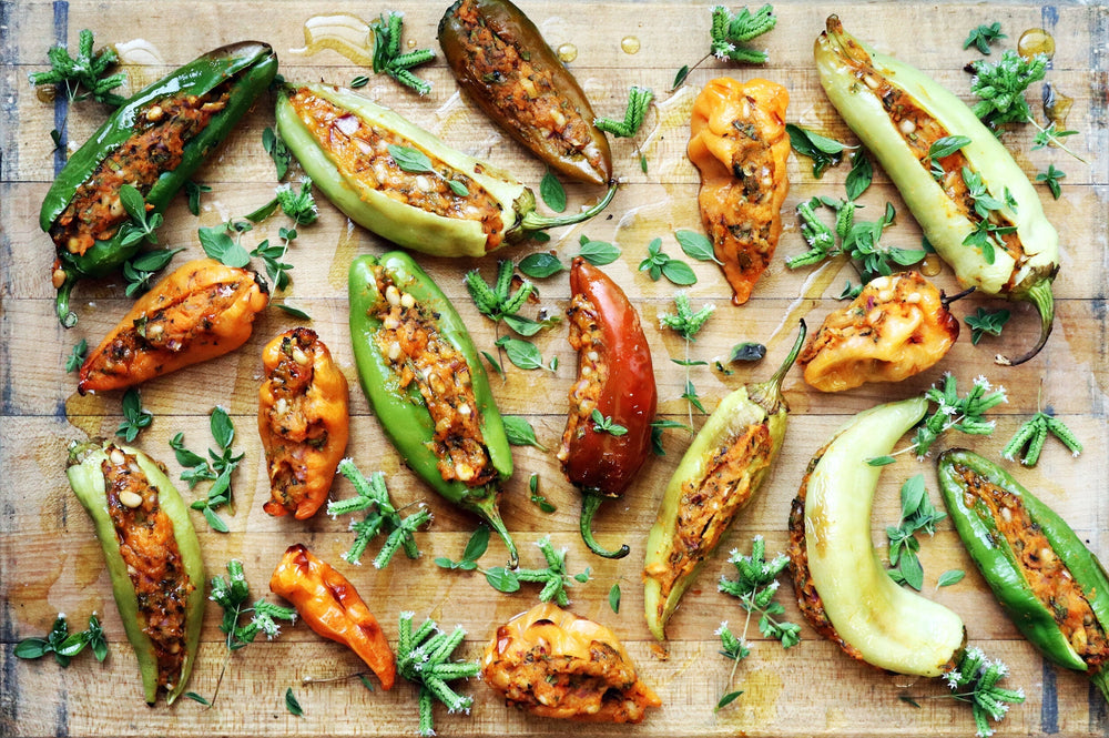 Stuffed Heirloom Peppers