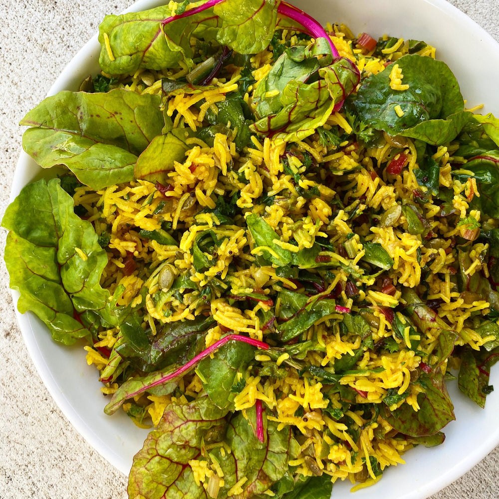 Swiss Chard Pilaf