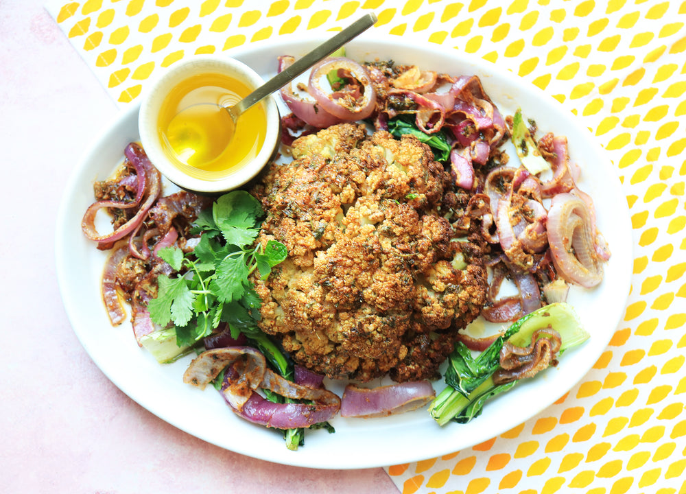 Tandoori Spiced Whole Cauliflower Roast