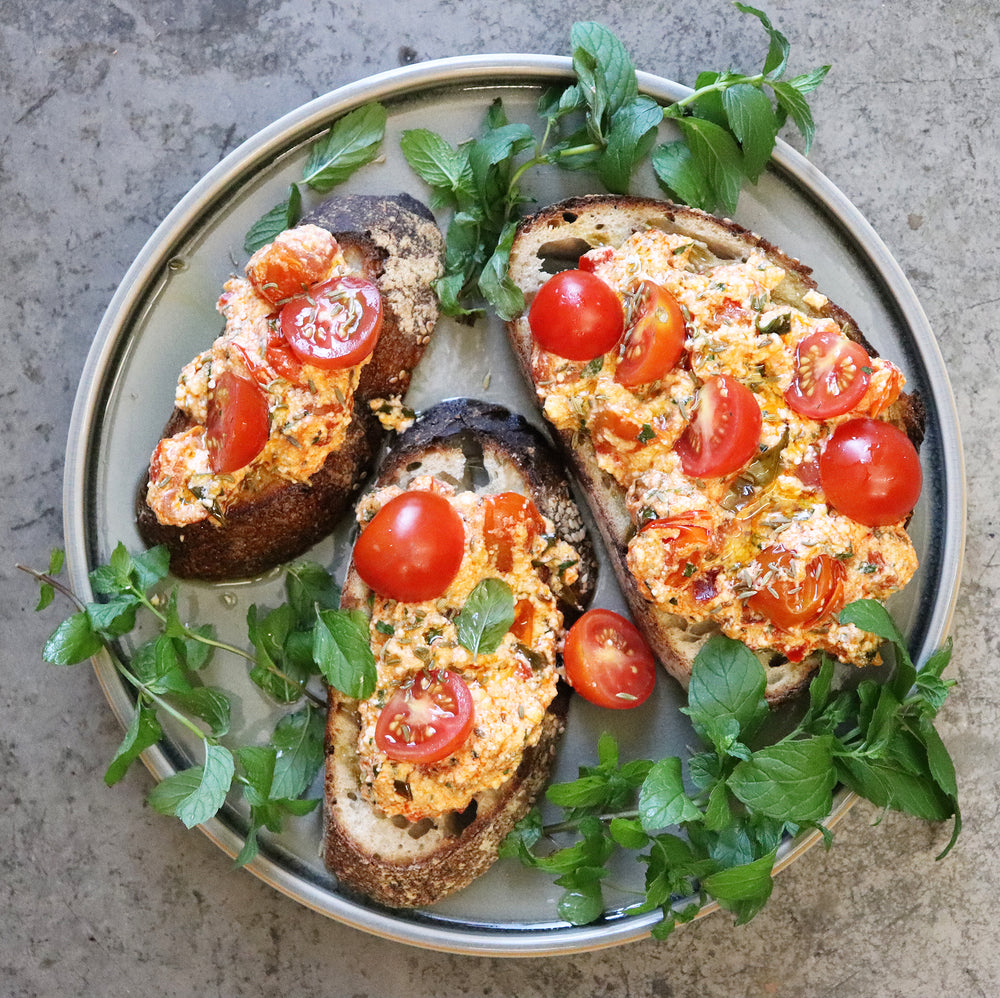 Tomato Ricotta Toast