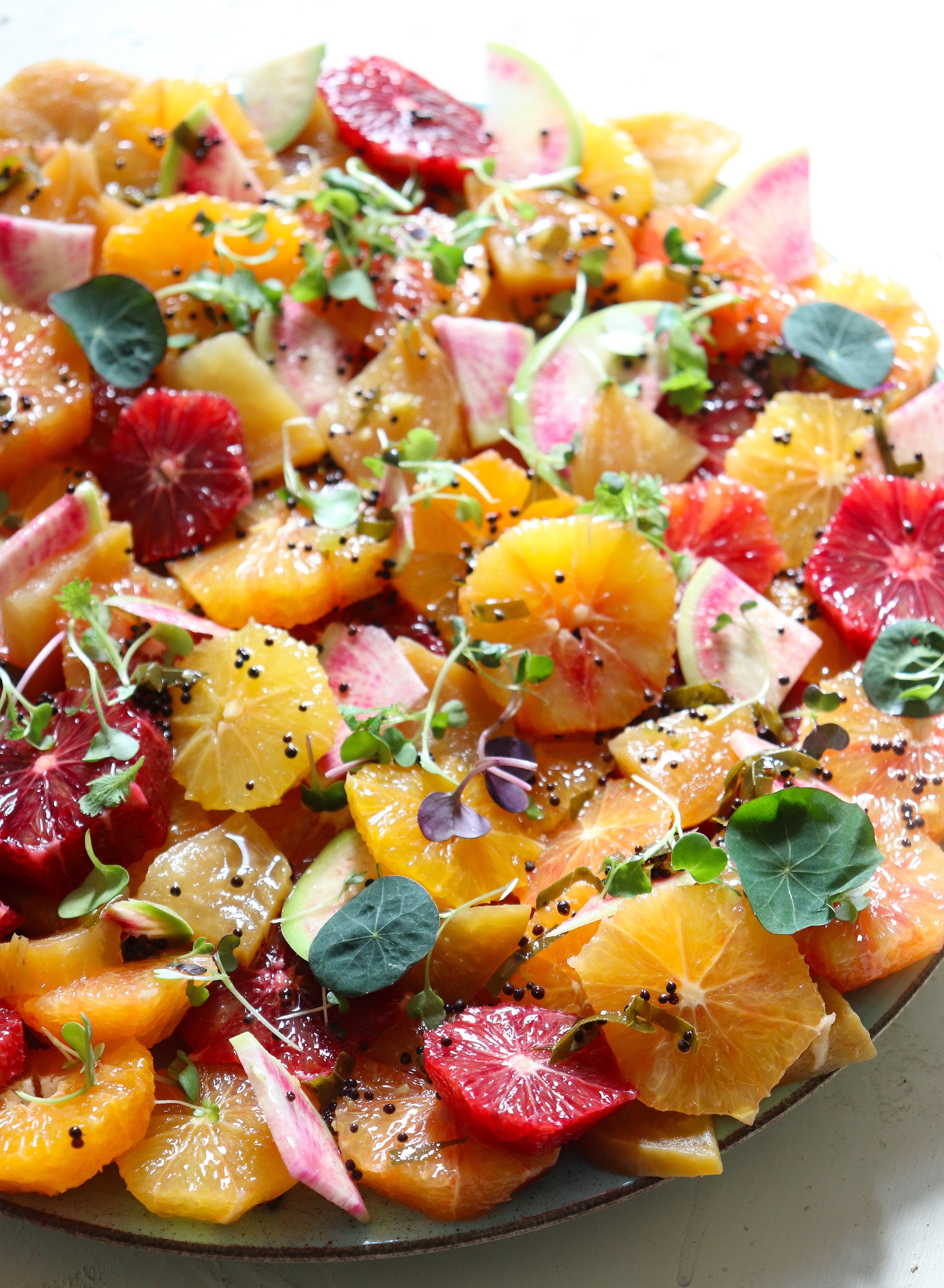 Citrus Jicama Avocado Salad - Oh Sweet Basil