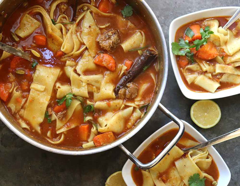 Goat Noodle Stew