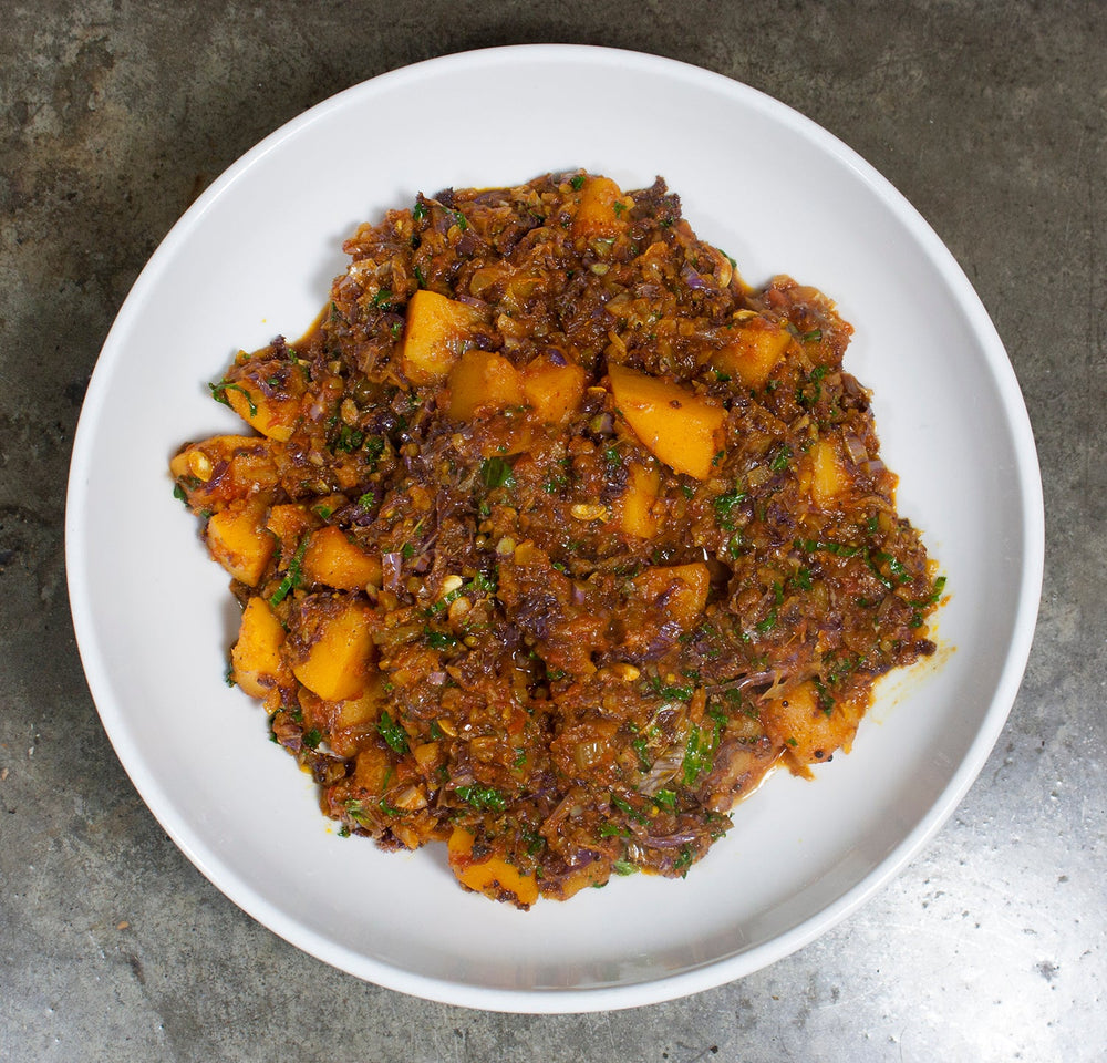 Squash Spinach Curry
