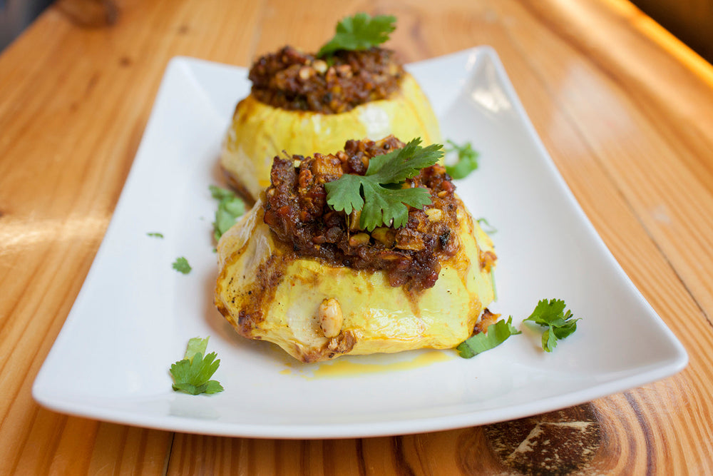 Stuffed Pattypan Squash