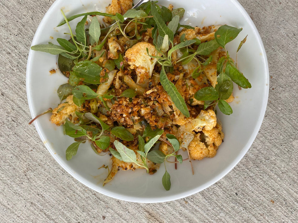 Coconut Masala Cauliflower