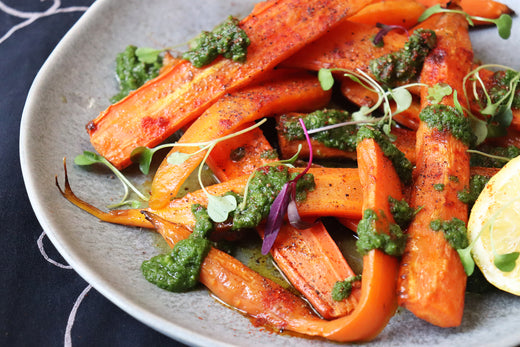 Green Masala Carrots