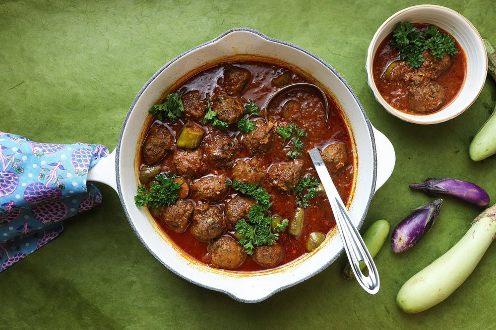 Meatballs with Eggplant