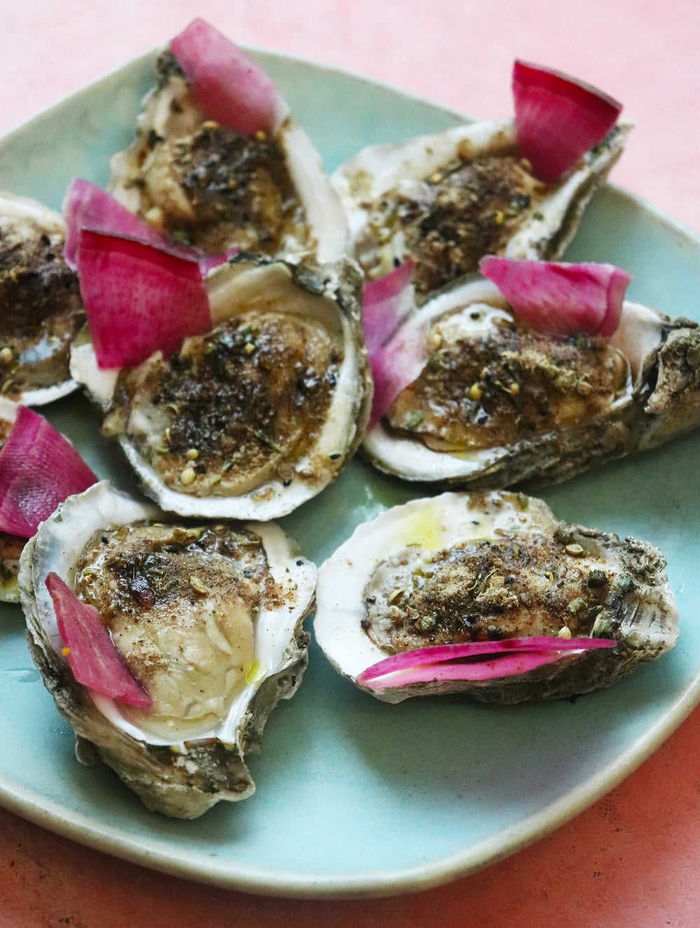 Ocean Masala Roasted Oysters